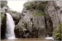 Wasserfall im Mankatsa, in der nähe von Thermi.
